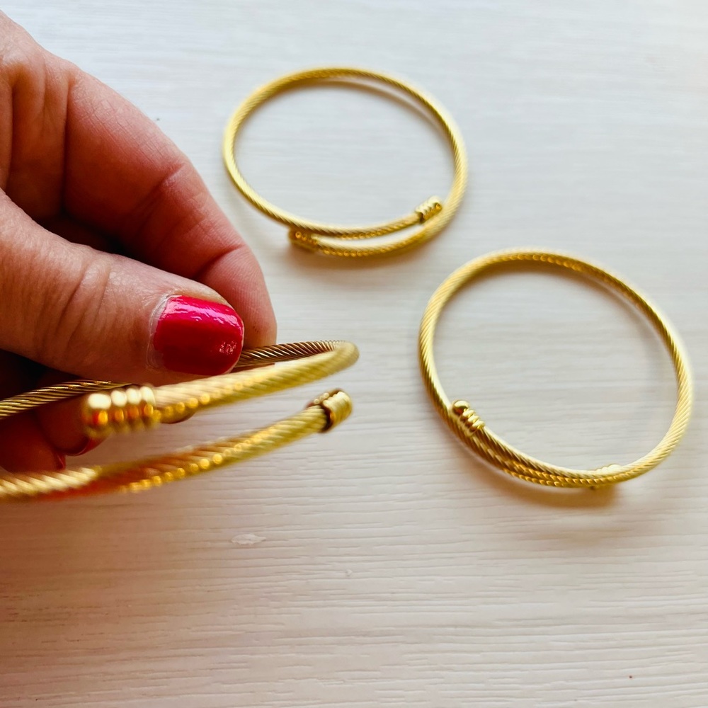 Gold filled Stackable Bangles